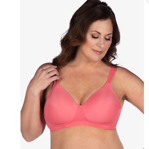 Elegant Coral Supportive Bra